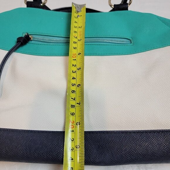 JustFab Color Block Satchel - Super Cute - Picture 10 of 12